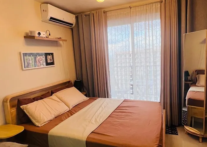 Cozy Pool And Seaview In Cebu With Balcony Near Mactan Airport Apartment Lapu-Lapu City
